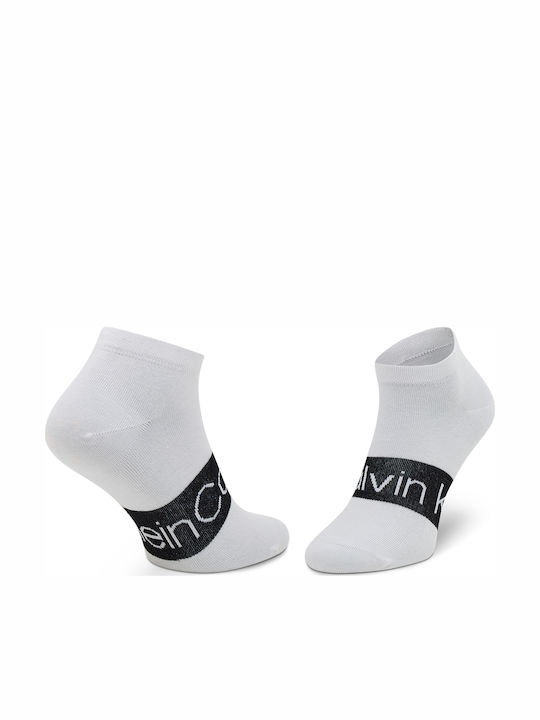 Calvin Klein Чорапи White / Grey 2Пакет