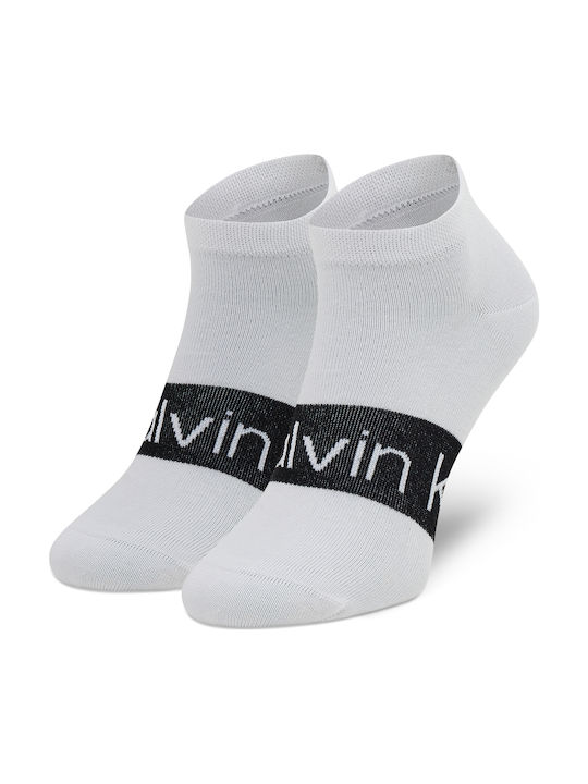 Calvin Klein Чорапи White / Grey 2Пакет