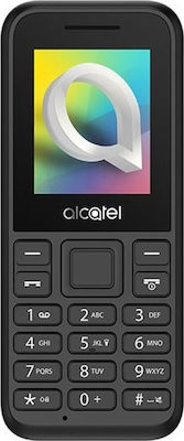 Alcatel 1066 Dual SIM Κινητό με Κουμπιά (Ελληνικό Μενού) Black