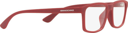 Armani Exchange Ανδρικός Κοκκάλινος Σκελετός Γυαλιών σε Κόκκινο Χρώμα AX3083U 8274