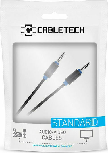 Cabletech Καλώδιο Ήχου 3.5mm male - 3.5mm male Μαύρο 5m DM-3950-5