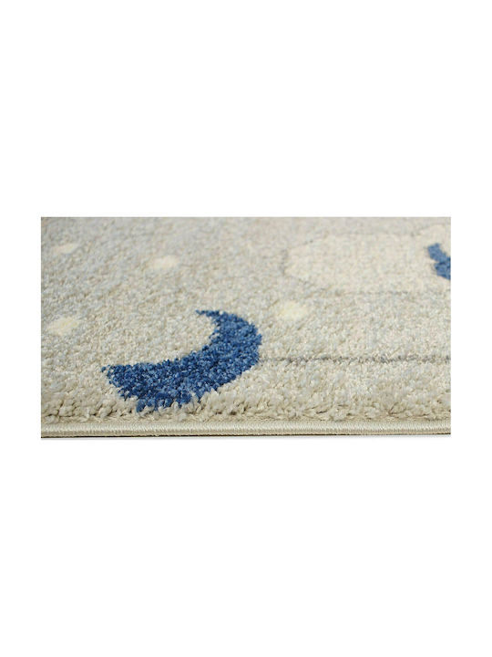 Klonaras Παιδικό Χαλί Γαλάζιο 133x190cm Πάχους 12mm
