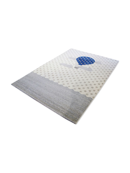 Klonaras Παιδικό Χαλί Γαλάζιο 133x190cm Πάχους 12mm