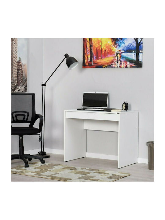 Παιδικό Γραφείο από Μελαμίνη Λευκό 90x55x75cm