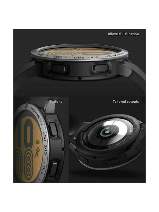Ringke Air Sports & Bezel Styling σε Ασημί χρώμα για το Galaxy Watch 4 44mm