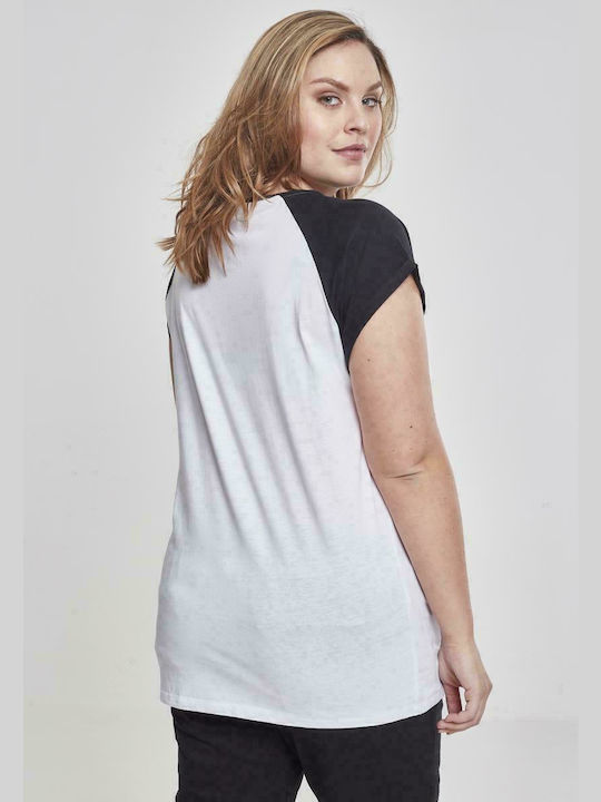 Urban Classics Γυναικείο T-shirt Λευκό