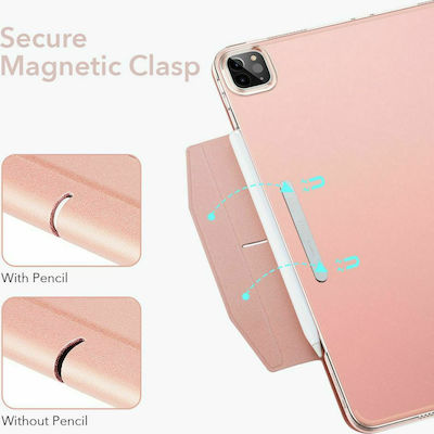 ESR Ascend Flip Cover Synthetic Leather / Silicone Rose Gold (iPad Pro 2021 11")