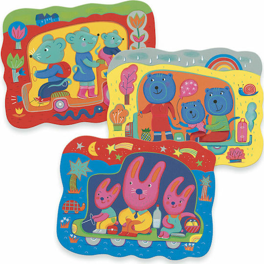 Djeco Magic Water Marker Painting Animals And Vehicles For Children 1.5+ Years