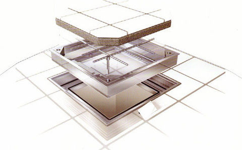 Kanalabfluss Aluminium 40x40cm Abdeckung für Kanalabfluss Aluminium 40x40 UM04-40