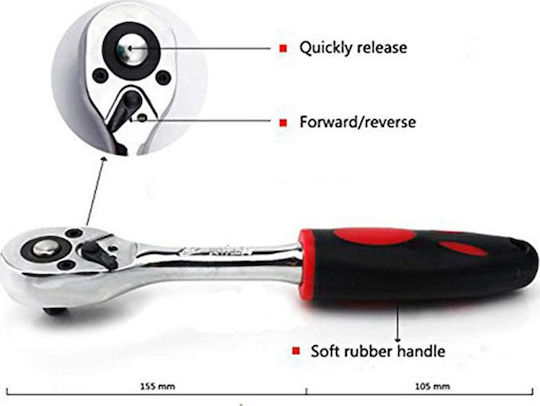 Ratschen- & Steckschlüssel-Sets 1\4" 46Stück