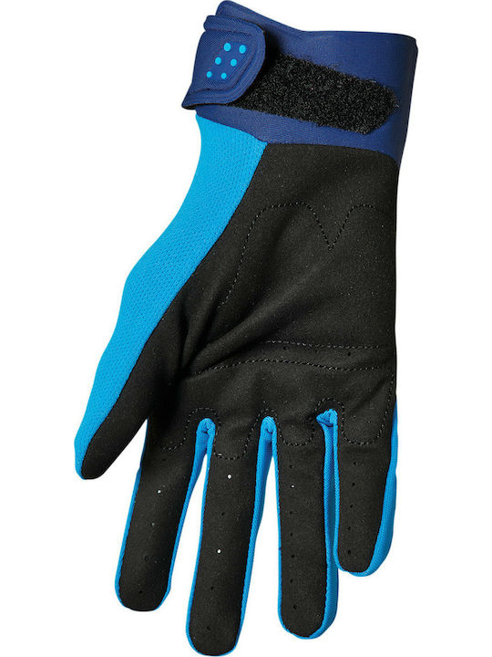 Thor Mx Youth Spectrum Summertime Μotocross Gloves Blue/Navy Blue