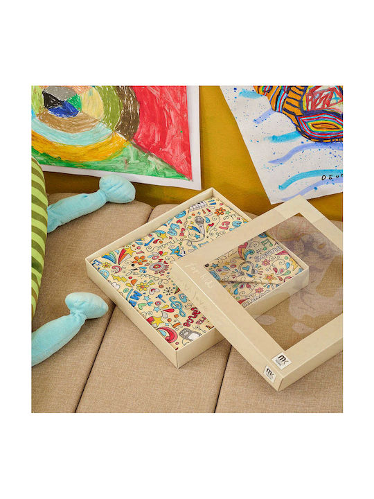 Cokitex Baby Music Baby Sheets Set Crib Cotton Multicolored 120x160cm 3pcs