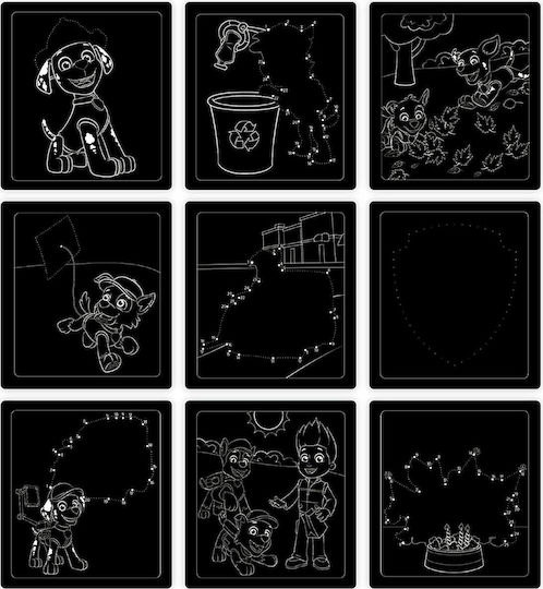 Melissa & Doug Албум със стикери Scratch Art Paw Patrol Marshall за Деца 5+ години+ Години