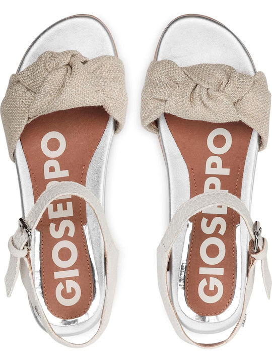 Raichur Women's Ankle Strap Platforms Beige
