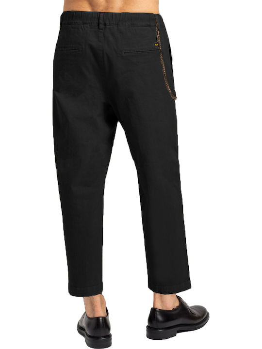 Staff Carlos Men's Trousers in Tapered Line Black