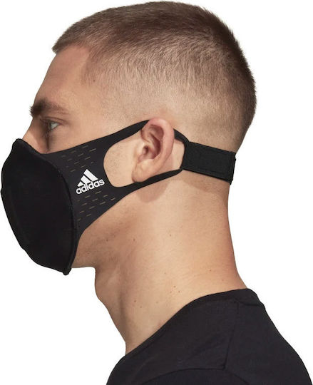 adidas Molded Face Cvr Μάσκα Προστασίας Large Μαύρη HF7048 1τμχ