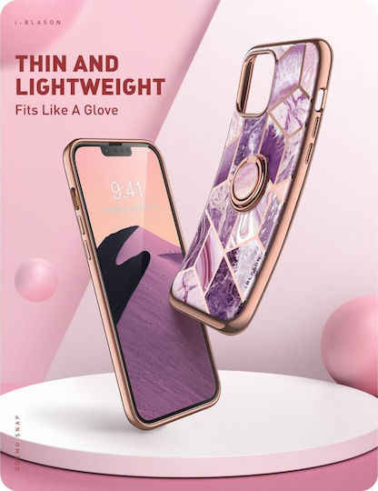 Supcase I-Blason Cosmo Snap Back Cover Σιλικόνης Marble Purple (iPhone 13 Pro Max)