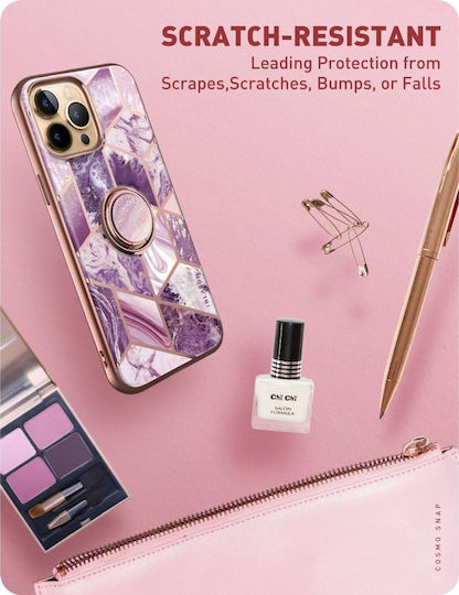 Supcase I-Blason Cosmo Snap Back Cover Σιλικόνης Marble Purple (iPhone 13 Pro Max)