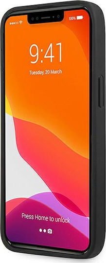 Karl Lagerfeld Ikonik Karl & Choupette Umschlag Rückseite Synthetisches Leder Fuchsie (iPhone 13 Pro)