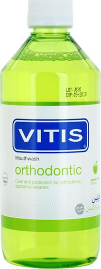 Vitis Orthodontic Στοματικό Διάλυμα κατά της Πλάκας & της Κακοσμίας 500ml