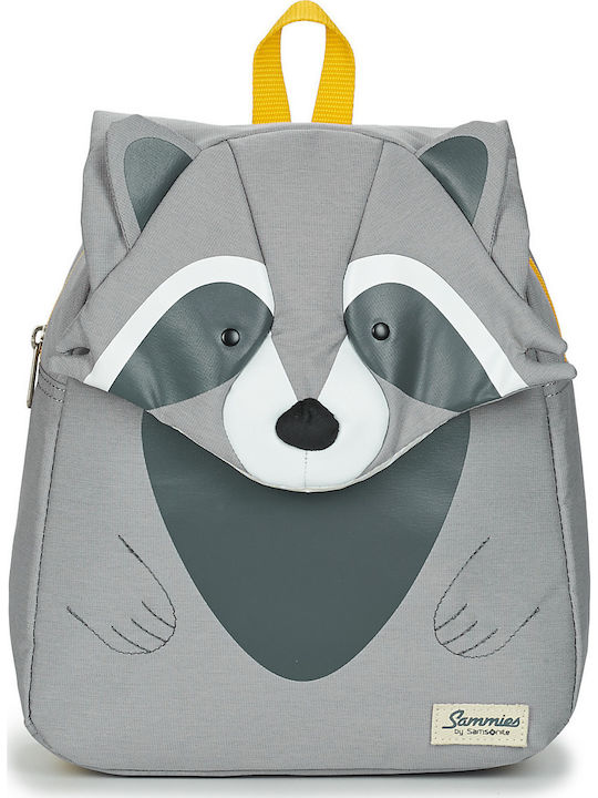 Samsonite Sammies Raccoon Remy School Bag Backpack Junior High-High School in Gray color