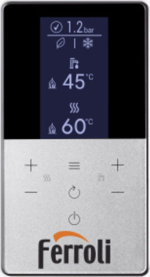 Ferroli Bluehelix Hitech RRT 24C Wall-mounted Boiler Condensation Gas with Burner 17196kcal/h