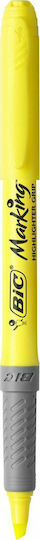 BIC Highlighter Grip Маркер за Подчертаване 3.3мм Жълт
