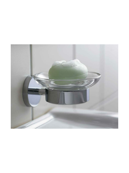 Grohe New Essentials Wall-mounted Soap Dish Glass Transparent