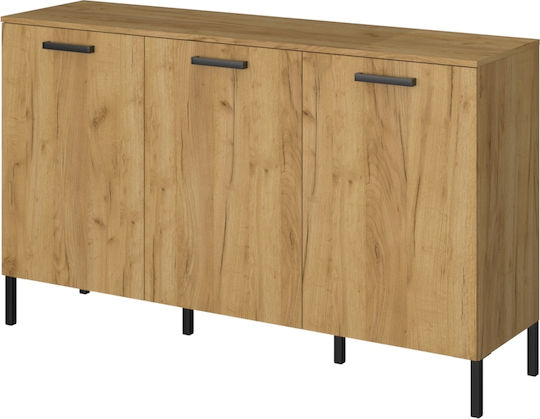 Bufet Golden Oak/Graphite 155x42x92.5cm