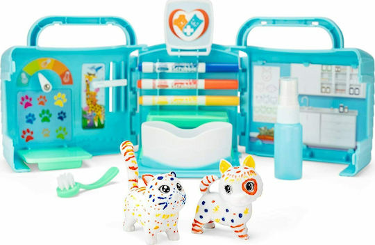 Crayola Ζωγραφική Washimals Pets Vet Playset Κτηνιατρική Κλινική για Παιδιά 4+ Ετών