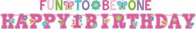 Amscan Sweet 1st Birthday Girl Garland for Party 2pcs 120112