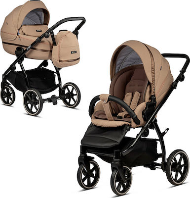 Tutis Uno 3 Plus 2 in 1 Verstellbar 2 in 1 Baby Kinderwagen Geeignet für Neugeborene Nougat 146