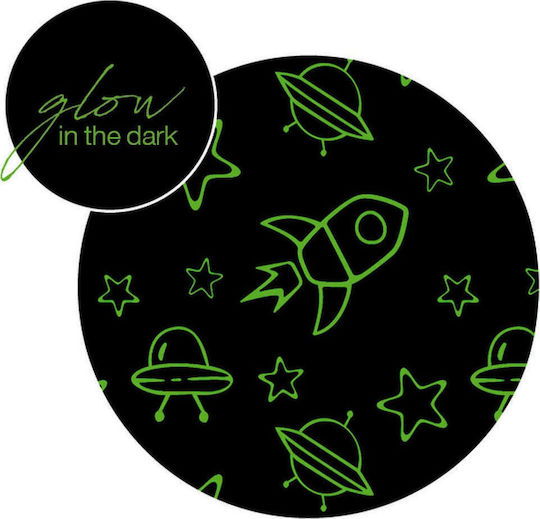Borea Pătură pentru copii Fluorescent Single Space Gri 160x220buc