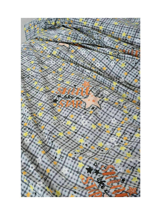 Palamaiki Pătură pentru copii Fluorescent Single Luminous Cluster Grey 160x240buc