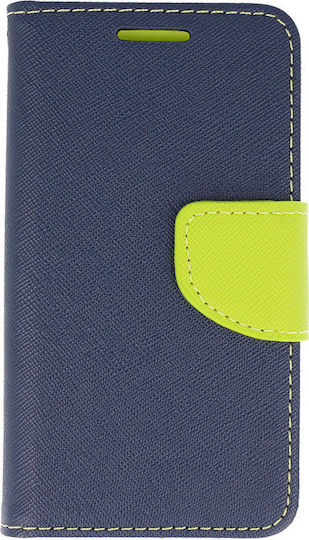 Fancy Brieftasche Synthetisches Leder Marineblau (Redmi Note 10 Pro)