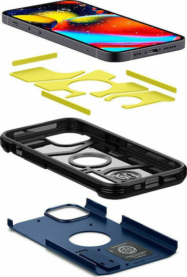 Spigen Tough Armor Back Cover Plastic 2mm Navy Blue (iPhone 13)