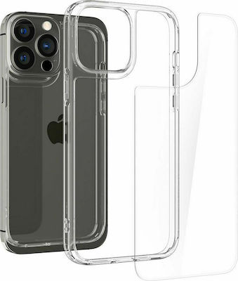 Spigen Quartz Hybrid Umschlag Rückseite Silikon Matte Clear (iPhone 13 Pro Max) ACS03215