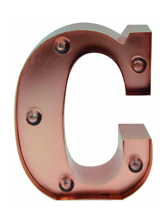 Legami Milano Decorative Lamp Letter LED Battery Copper