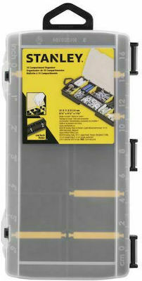 Stanley Basic Tool Compartment Organiser 10 Slot Adjustable Black 21x11.5x3.5cm