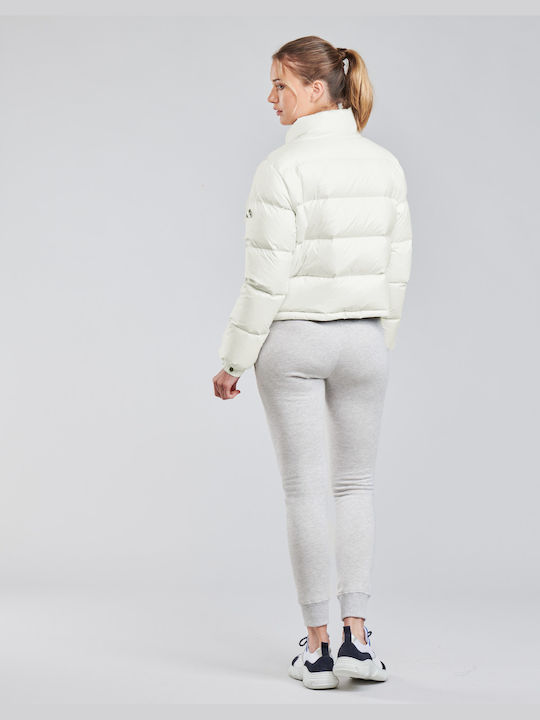 Superdry Alpine Luxe Down Women's Short Puffer Jacket for Winter White