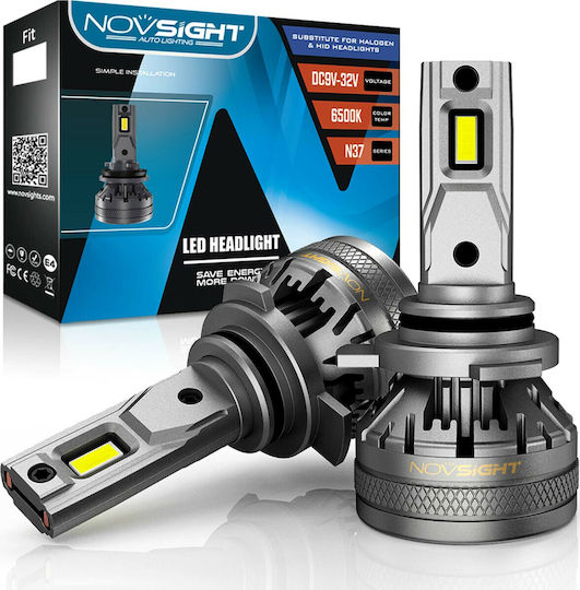 NovSight Лампи Автомобил & Мотоциклет HIR2-9012 LED 6500К Хладно бяло 12-24V 120W 2бр