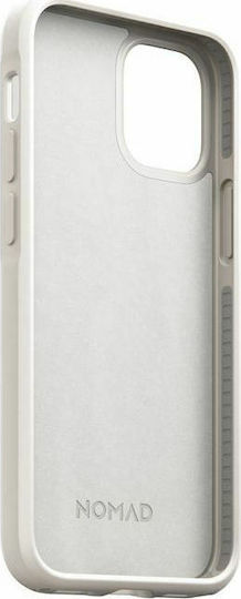 Nomad Rugged Umschlag Rückseite Leder 0.75mm Beige (iPhone 12 mini)