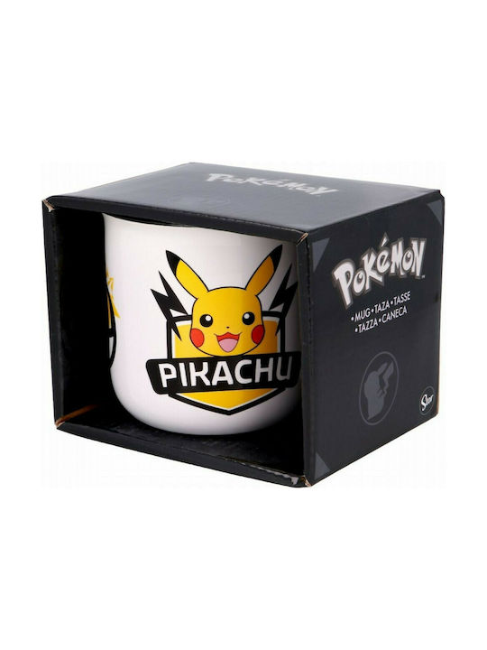 Stor Pokemon Pikachu Κούπα Κεραμική Λευκή 400ml