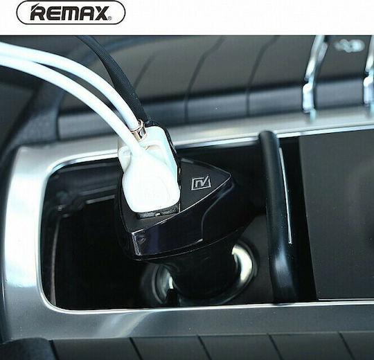 Remax Car Charger 3.4A with Ports: 2xUSB Black Color