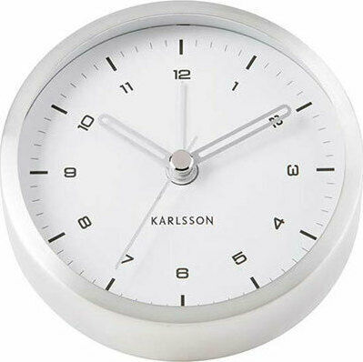 Karlsson Tinge Ceas de Masă cu Alarmă Argint KA5844SI Karlsson Tinge Ceas de Masă cu Alarmă Argint KA5844SI