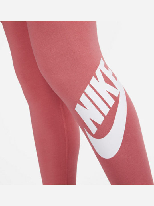 Sportswear Essential Schulung Frauen Lang Leggings Hochgeschnitten Rosa