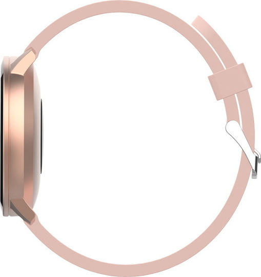 Forever ForeVive Lite SB-315 Smartwatch με Παλμογράφο (Ροζ Χρυσό)