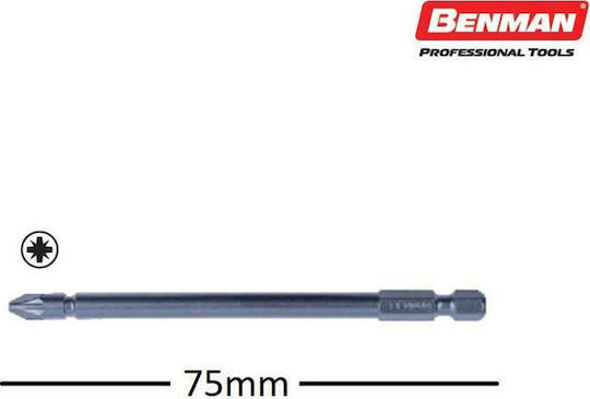 Benman Set 2 Screwdriver Bits Star/Torx