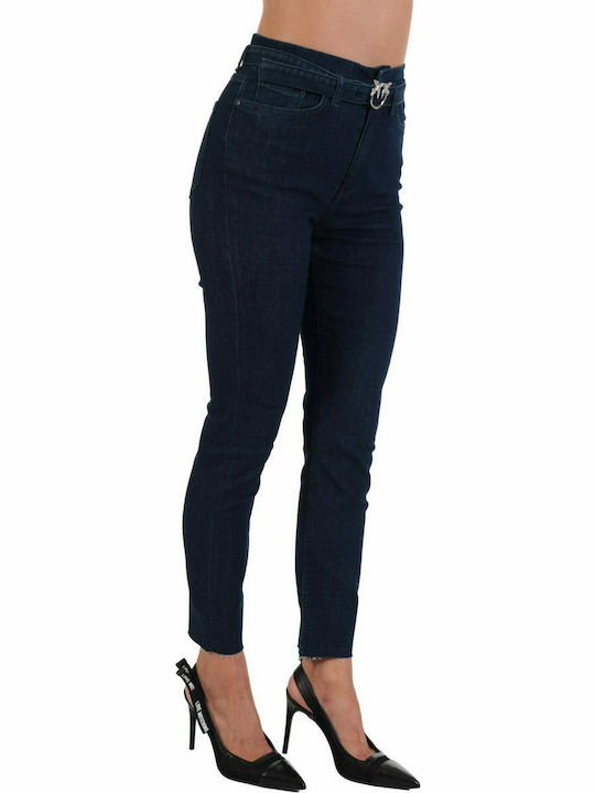 PINKO ΠΑΝΤΕΛΟΝΙ JEANS SUSAN 29 SKINNY PJ482 ΖΩΝΗ ΕΓΚΡΑΦΑ ΞΕΦΤΙΑ ΤΕΛΕΙΩΜΑ ΜΠΛΕ