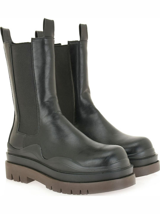 Women's Chelsea Boots with Medium Heel Black
